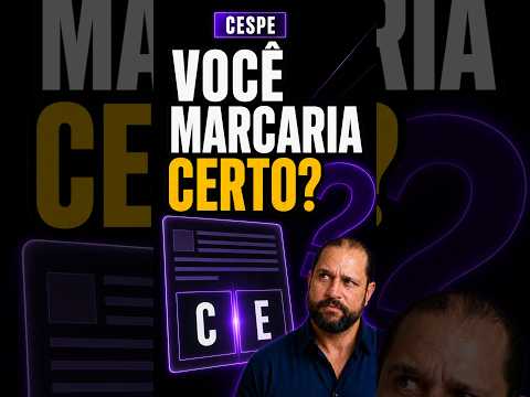 Questão CESPE: este texto pode ser considerado narrativo?