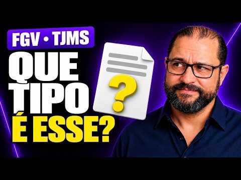 Questões de Português FGV: Interpretação e Tipos Textuais | TJMS 2026 – Aula 02