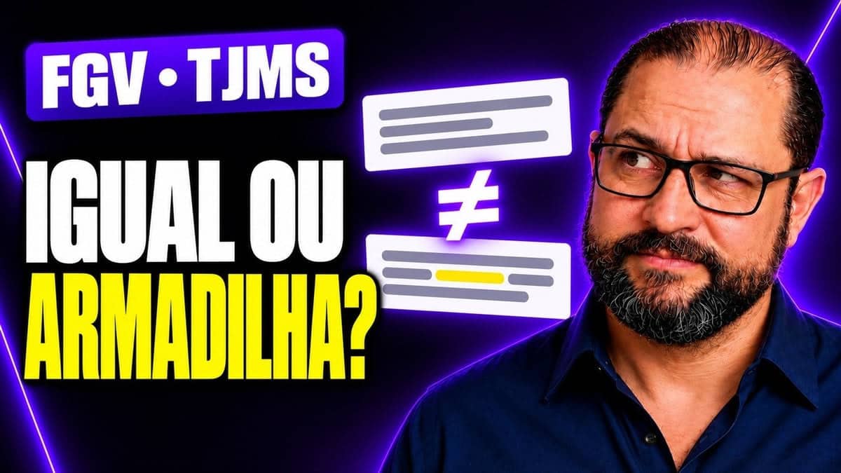 Como a FGV Cobra Coesão, Coerência e Reescrita? | TJMS 2026 | Aula 04