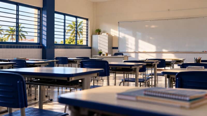 Concurso Seduc CE 2026 — sala de aula da rede pública de ensino