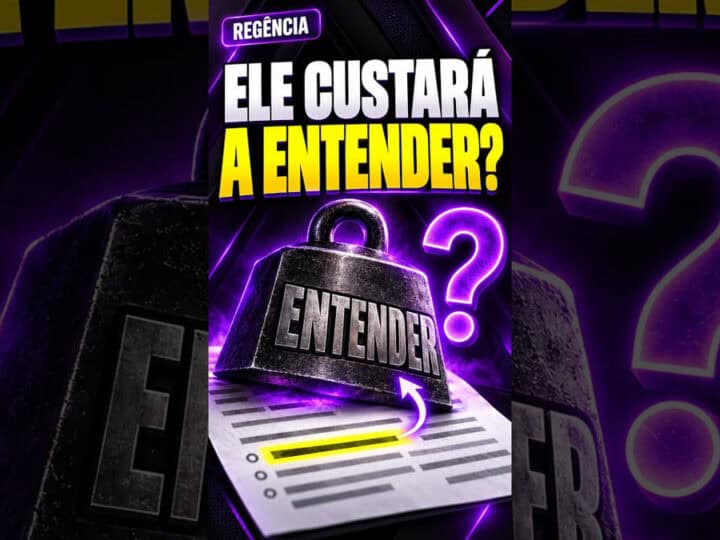 Regência do verbo custar: “ele custará entender” está certo?
