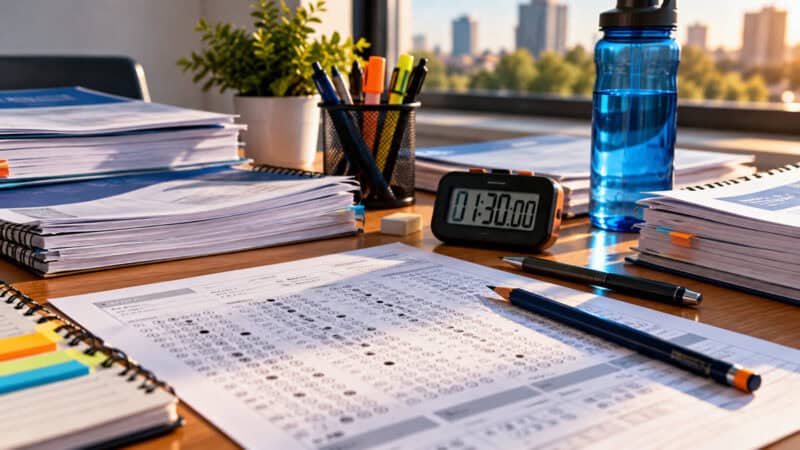 Maratona de provas: como estudar para concurso