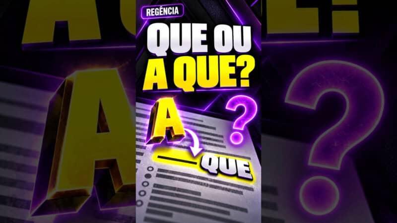 Pronome relativo: quando usar “que” ou “a que”?